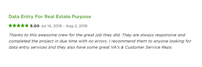 Upwork Review - Mahfuz K - TRY SOLUTION Client Testimonial